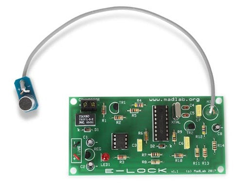 combinatieslot E-Lock MadLab 9V 100 x 50 x 17 mm groen