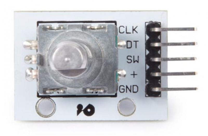 digitale encoder 26 x 19 mm PCB/messing zilver