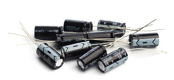 elektrolytische condensatoren 1µF tot 1000µF 120 stuks