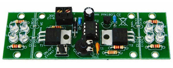 flitser hi-power led 64 x 130 x 16 mm groen