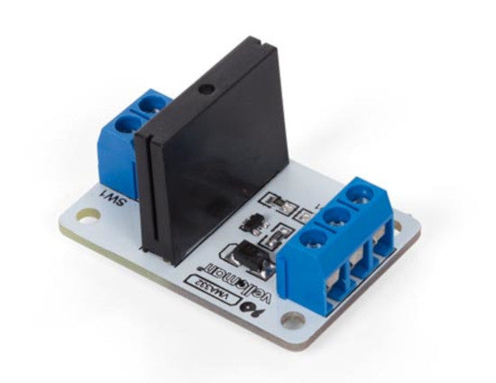 halfgeleiderrelais module 25 x 36 mm wit