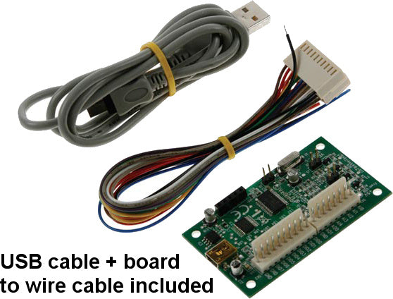 interfacekaart mini-usb 68 x 40 mm groen 3-delig