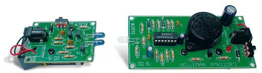 ir-lichtsluis inbraakalarm 100 x 50 mm 9V 85dB groen