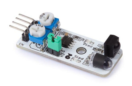 IR-obstakelsensor 45 x 16 x 10 mm wit