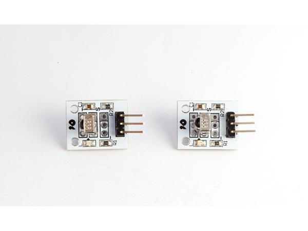 IR-ontvanger 37.9 kHz 28 x 15 x 10 mm wit 2 stuks