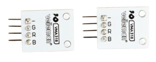 led-module RGB SMD 28 x 15 x 5 mm wit 2 stuks