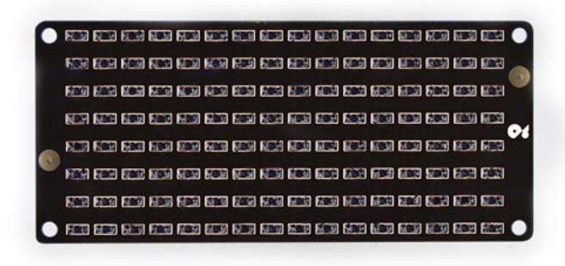 ledmatrix paneel 2 x 32 x 8 mm zwart