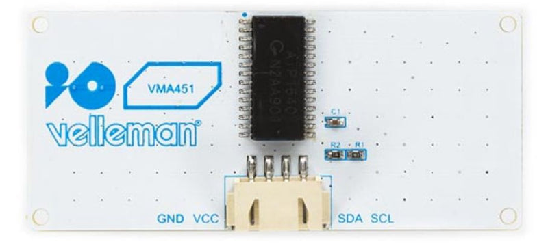 ledmatrix paneel 2 x 32 x 8 mm zwart