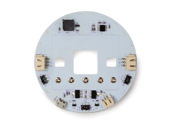 ledring shield Microbit 80 x 80 x 10 mm staal zilver