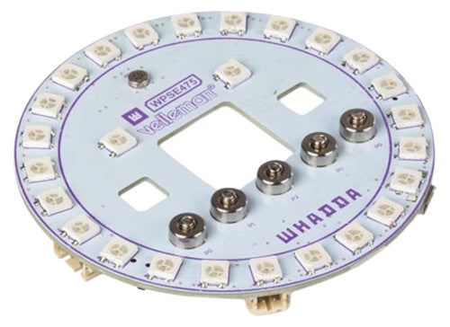 ledring shield Microbit 80 x 80 x 10 mm staal zilver