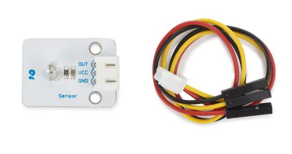 lichtgevoelige sensormodule met 3-polige kabel wit