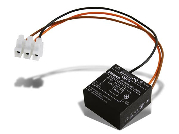 miniatuurdimmer 40-200W 40 x 40 x 20 mm zwart