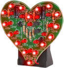 minikit LED Hart 9V 65 x 70 x 30 mm rood/groen