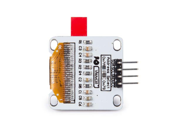 Oled-display I2C 0.96" 27 x 27 mm blauw