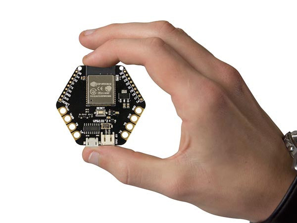 ontwikkelbord ESP32 wearable 56 x 50 x 7,5 mm zwart