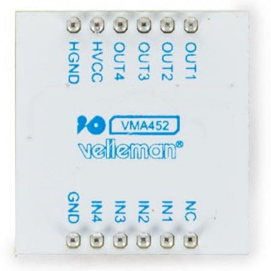 optocoupler breakout-board TLP281 voor Arduino grijs