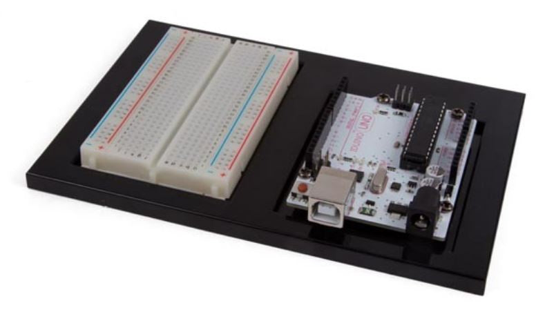 projecthouder Arduino UNO breadbord 160 x 106 mm zwart