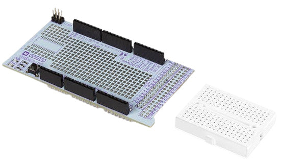 prototypingboard 106 x 56 x 19 mm staal zilver