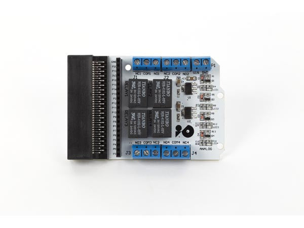 relaismodule 4-kanaals Microbit 57 x 80 mm wit