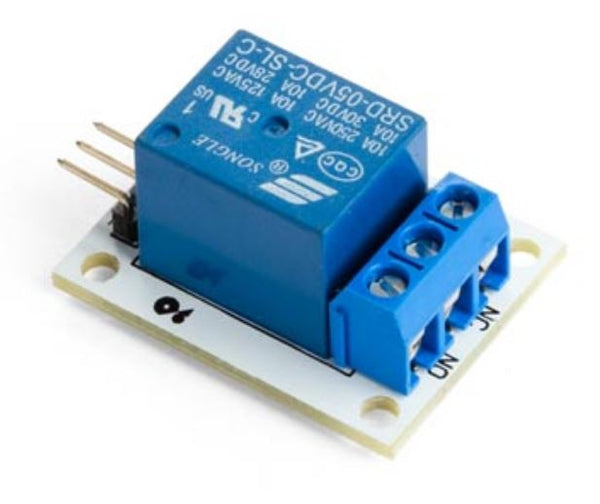 relaismodule 5V 40 x 27 x 18 mm blauw