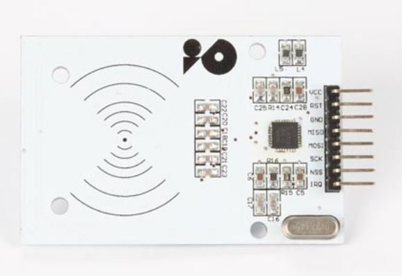 schrijf- en leesmodule Rfid 66 x 40 x 7 mm staal wit