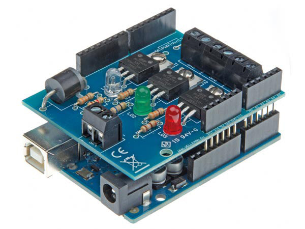RGB-schild Arduino 75 x 55 x 25 mm blauw
