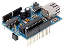 shield Ethernet Arduino 68 x 53 mm blauw/zwart