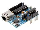 shield Ethernet Arduino 68 x 53 mm blauw/zwart