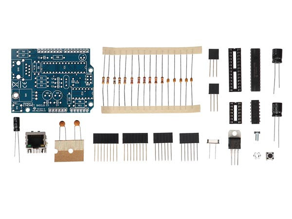 shield Ethernet Arduino 68 x 53 mm blauw/zwart