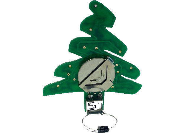 soldeerkit kerstboom SMD usb 63 x 57 mm 5V groen/rood