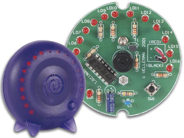 soldeerkit kookwekker 7,6 x 7,5 cm paars