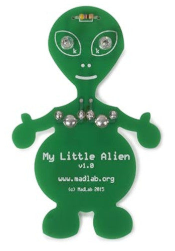 soldeerkit My Little Alien MadLab 9V 94 x 60 mm 5-delig