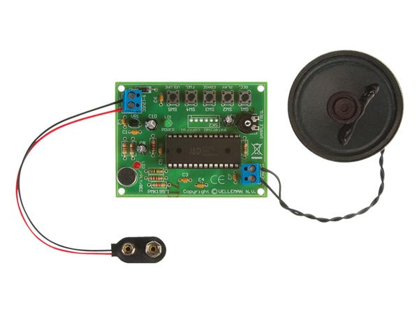 soldeerkit opname/weergavemodule 77 x 60 cm 9V