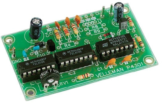 soldeerkit roze ruis generator 72 mm 9-12V AC/12-15V DC