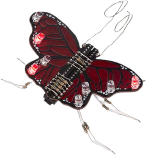 soldeerkit The Monarch LED rood