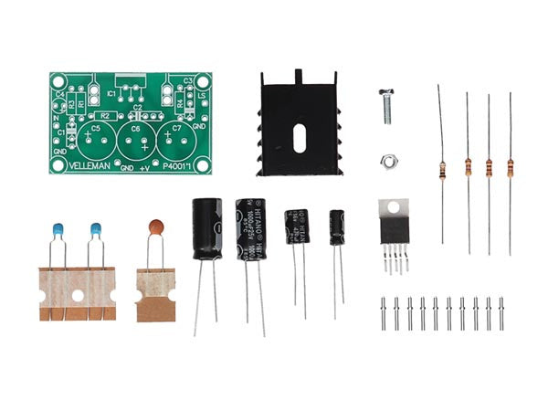 soldeerkit versterker 7W 55 x 35 mm 15VDC groen