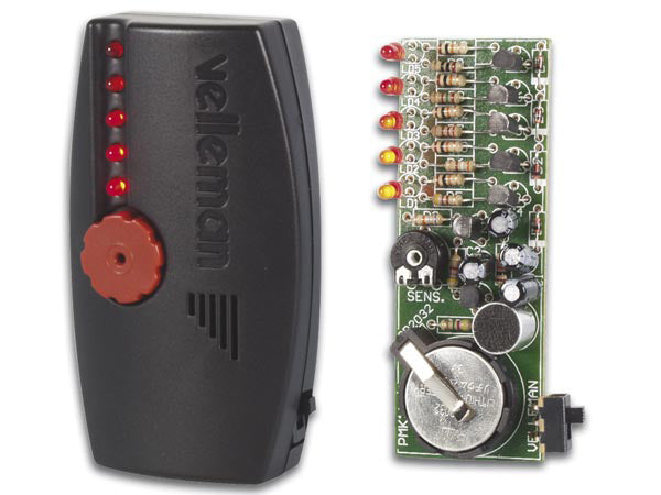 soldeerkit VU-meter 3V 87 x 50 mm zwart