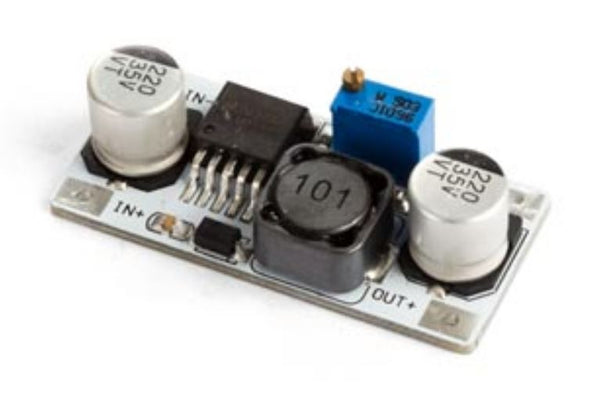 step down-spanningsregelaar module LM2596S staal zilver
