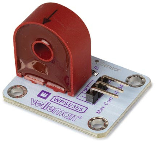 stroomsensormodule 0 - 5A 30,3 x 24,7 mm rood/wit