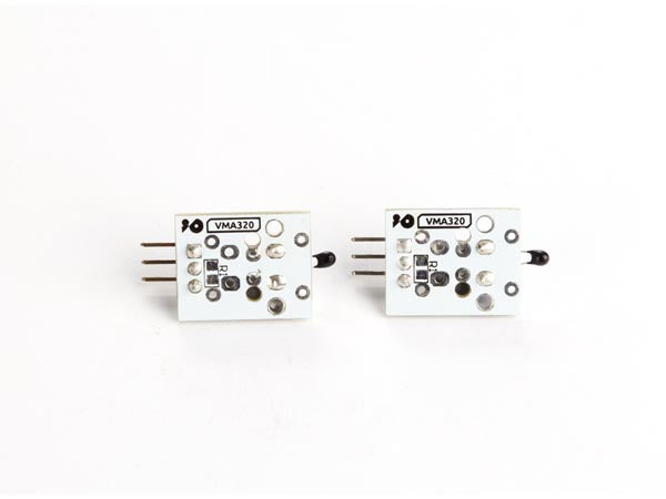 temperatuursensor analoog 20 x 15 mm wit 2 stuks