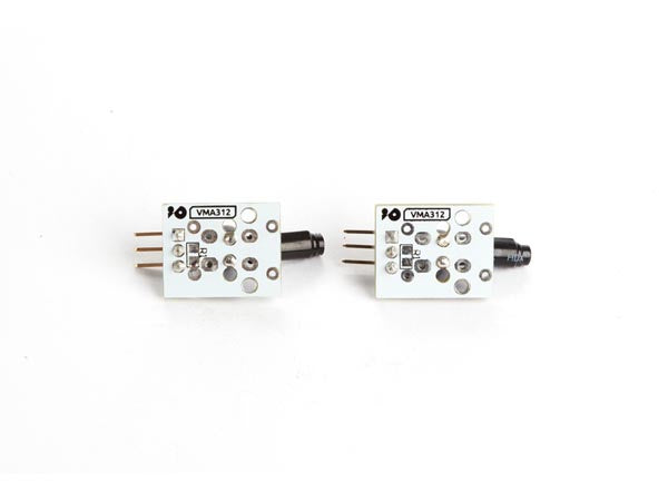 trillings-/schoksensor 25 x 15 mm wit 2 stuks