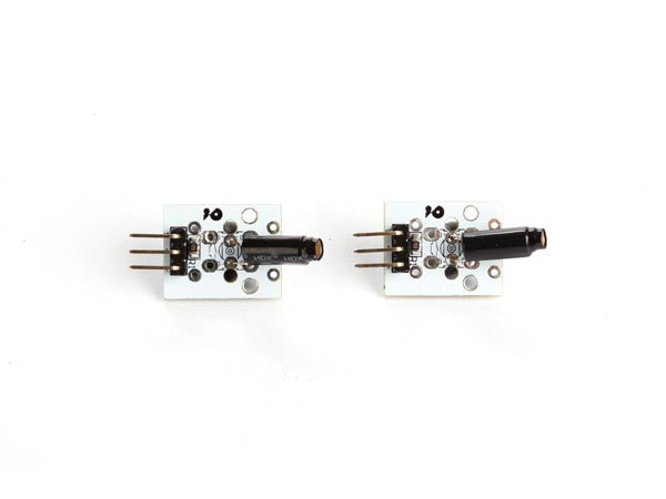 trillings-/schoksensor 25 x 15 mm wit 2 stuks