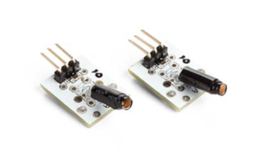 trillings-/schoksensor 25 x 15 mm wit 2 stuks