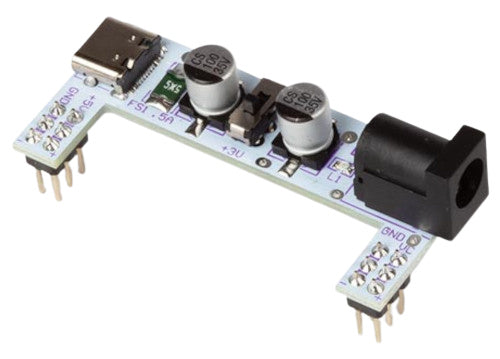 voedingsmodule Breadboard 54,5 x 24,0 x 21,0 mm zilver