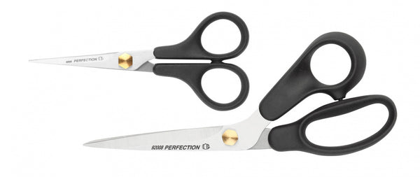 scharenset 13/20 cm RVS zwart/zilver 2-delig