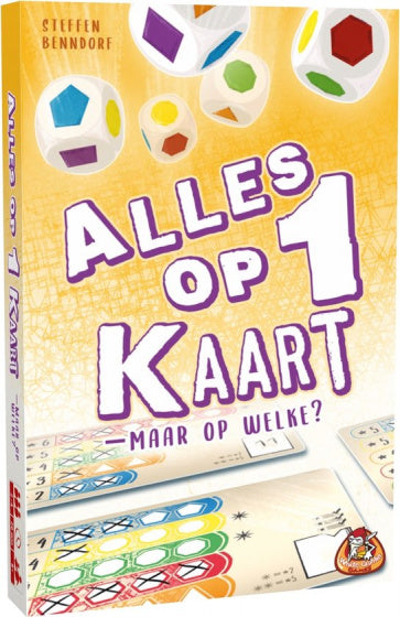 Alles op 1 kaart - Dobbelspel