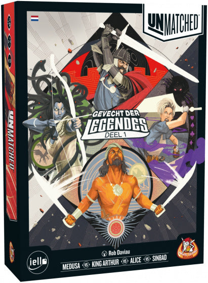 bordspel Unmatched: Gevecht der Legendes (NL)