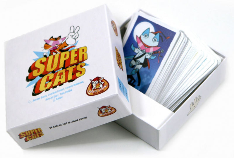 kaartspel Supercats junior karton 50 kaarten