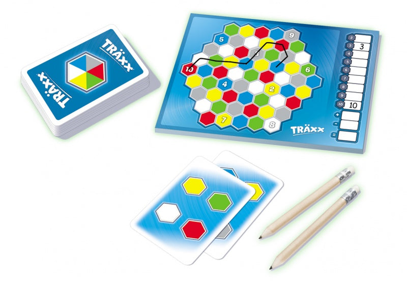 kaartspel Träxx met schrijfblokken (NL)