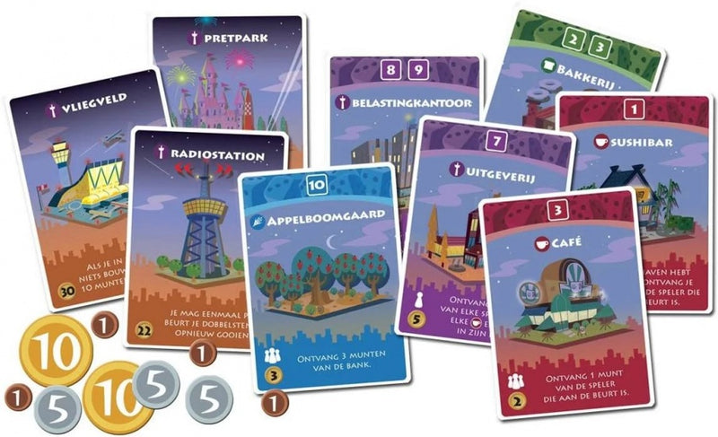 uitbreiding Machi Koro: Nacht (NL)